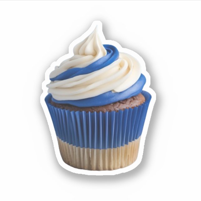 Adesivo Cupcakes brancos e  (Frente)