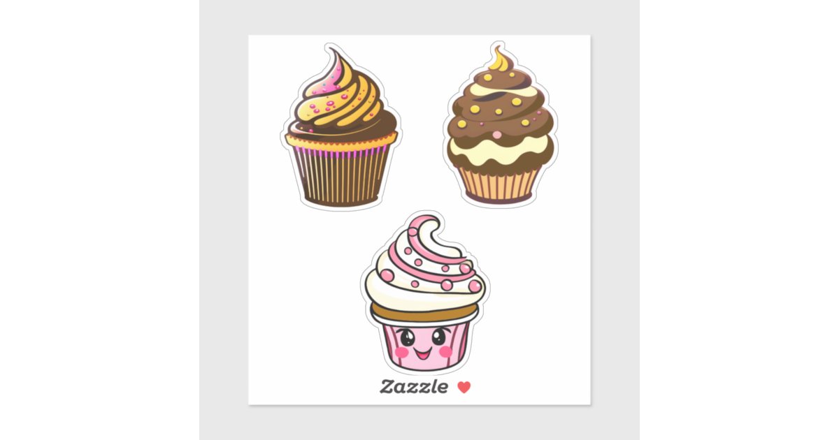 desenho kawaii cupcake - Como Fazer Artesanatos