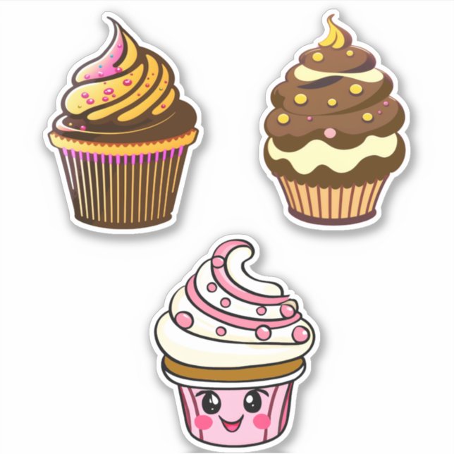 desenho kawaii cupcake - Como Fazer Artesanatos