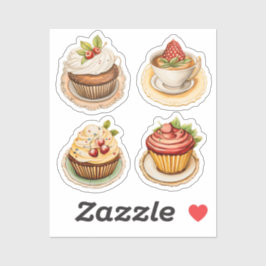 Adesivo Cupcakes e xícaras 13