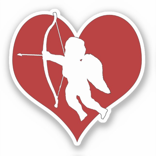 Adesivo Cupid Within a Heart  (Frente)