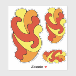 Adesivo Curvas de Embrasão (Amarelo, Vermelho, Laranja)