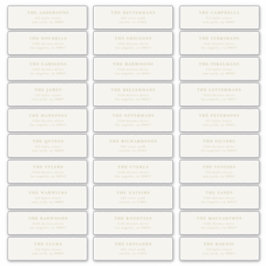 Adesivo Custom 30 x Individual Editable Address Stickers