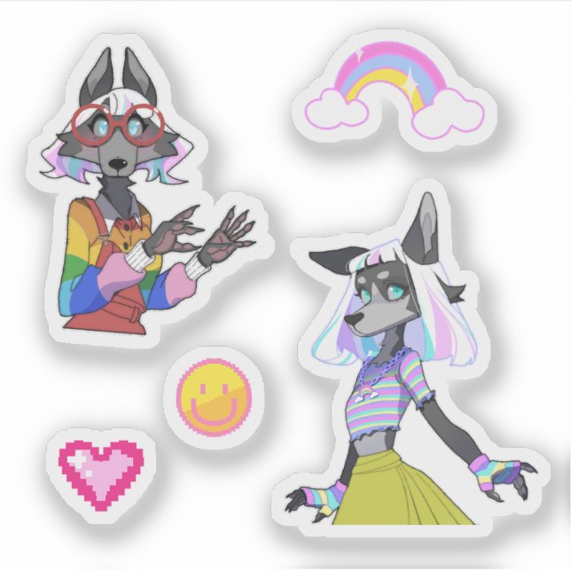 Adesivo Custom-Cut Vinyl Sticker (Frente)