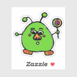 Adesivo Custom-Cut Vinyl Sticker - Allen Alien