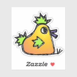 Adesivo Custom-Cut Vinyl Sticker - Chester Chicken