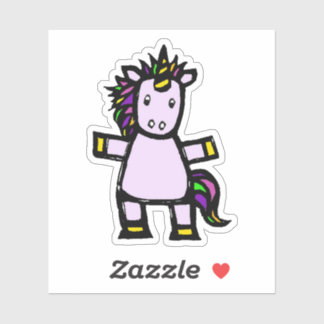 Adesivo Custom-Cut Vinyl Sticker - Uri Unicorn