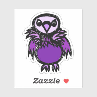 Adesivo Custom-Cut Vinyl Sticker - Violet Vulture