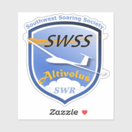 Adesivo Custom-Cut Vinyl Stickers with SWSS Emblem