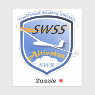Adesivo Custom-Cut Vinyl Stickers with SWSS Emblem