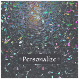 Adesivo Custom Iridescent Abstract Stained Glass Pattern