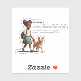 Adesivo Custom Name Label Sticker