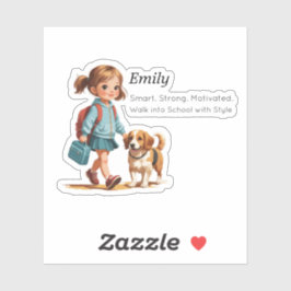 Adesivo Custom Name Label Sticker – 3 Fields