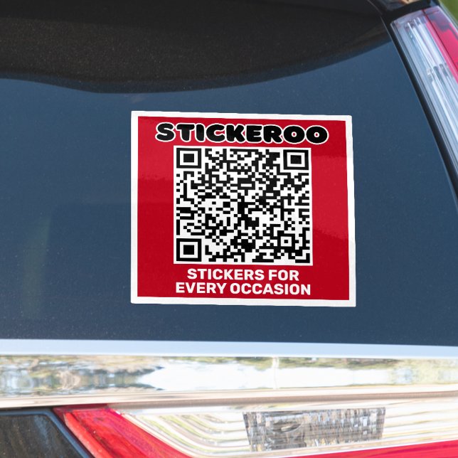 Adesivo Customizable Business Promotion QR Code Car Decal  (Criador carregado)