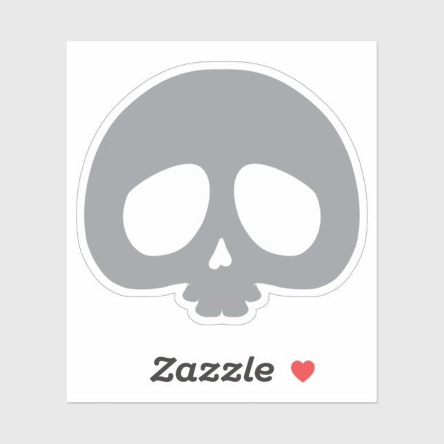 Adesivo Customizable Mini Skull (Folha)