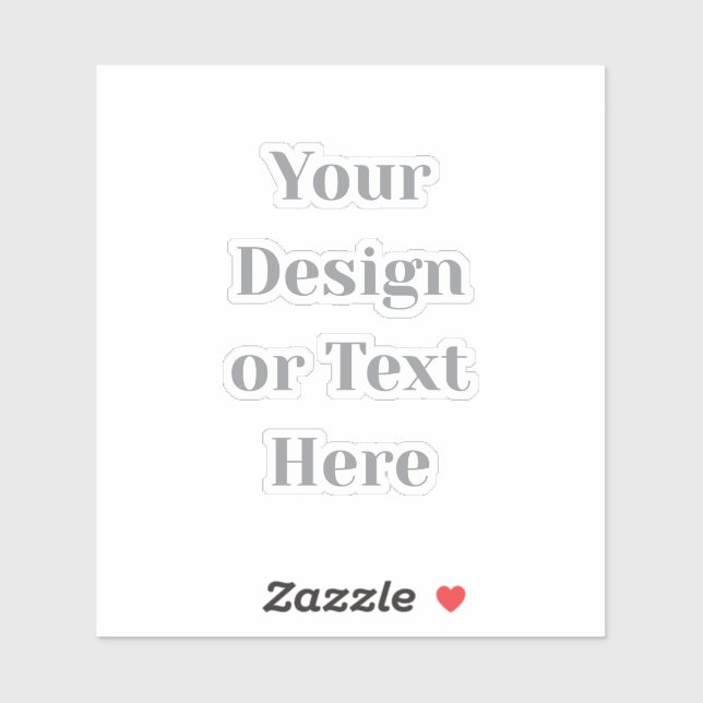 Adesivo Customizable Your Design or Text Here Personalized (Folha)
