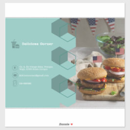 Adesivo Customize Business Advertisement