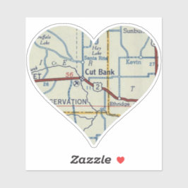 Adesivo Cut Bank Montana