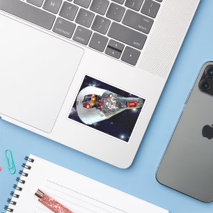 Adesivo Cutaway, Uma Nave Espacial Gemini De Duas Pessoas