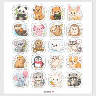 Adesivo Cute Animal aesthetic stickers