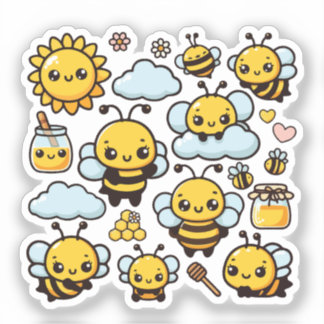 Adesivo Cute bees