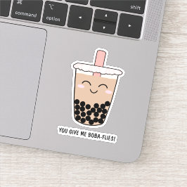 Adesivo Cute Boba Milk Tea Pun