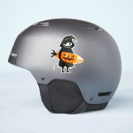 Adesivo Cute Boo Fantasma Pumpkin Happy Halloween Sticker