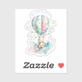 Adesivo Cute bunny AÉRONAUTE, personnalisé