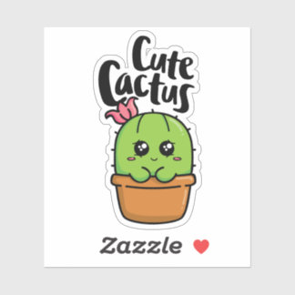 Adesivo Cute cactus