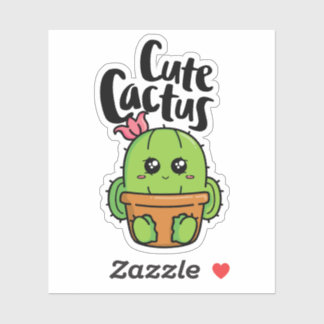 Adesivo Cute cactus