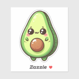 Adesivo Cute Chibi Avocado