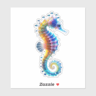 Adesivo Cute Colorful Seahorses