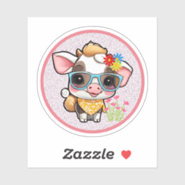 Adesivo cute cow