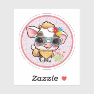 Adesivo cute cow