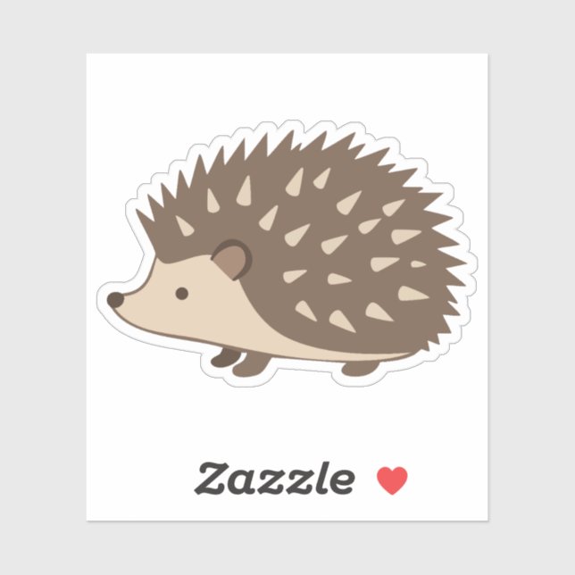 Adesivo Cute Hedgehog (Folha)