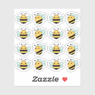Adesivo Cute Kawaii Bumble Bee Bujo Planejador