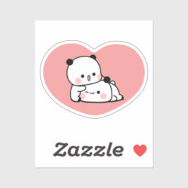 Adesivo Cute Kawaii Chubby Mochi Panda urso