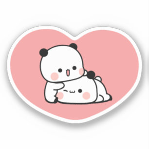 Adesivo Cute Kawaii Chubby Mochi Panda urso