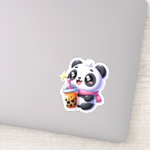 Cute Kawaii Panda Bebe Boba Bubble Tea Kawaii