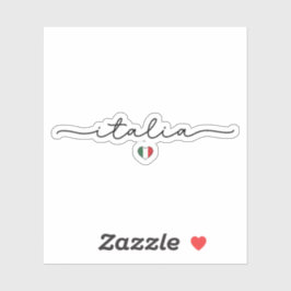 Adesivo Cute Minimalist Italia (Itália)