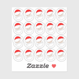 Adesivo Cute Papai Noel Planejador Decorativo de Natal 