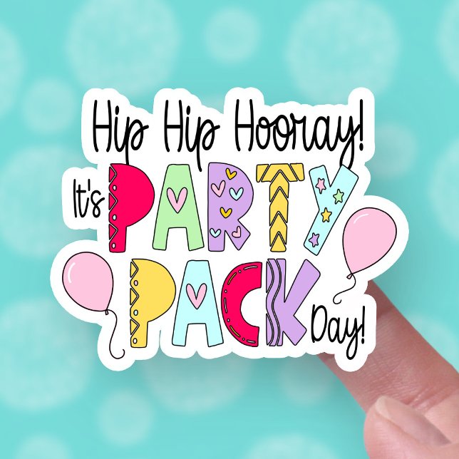 Adesivo Cute Party Pack Day Fun Small Business (Criador carregado)