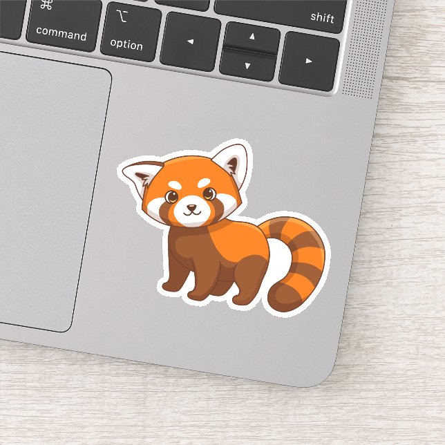 Adesivo Cute Red Panda (Detalhe)