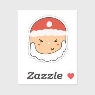 Adesivo Cute Santa for Stationery Lover Custom Cut Sticker