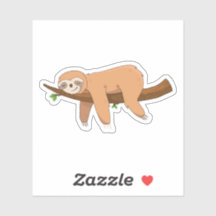 Cute Sleepy Sloth Sticker