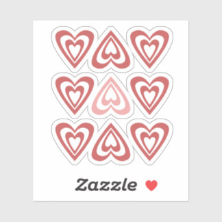 Adesivo Cute Valentine Hearts – Love & Romance Design
