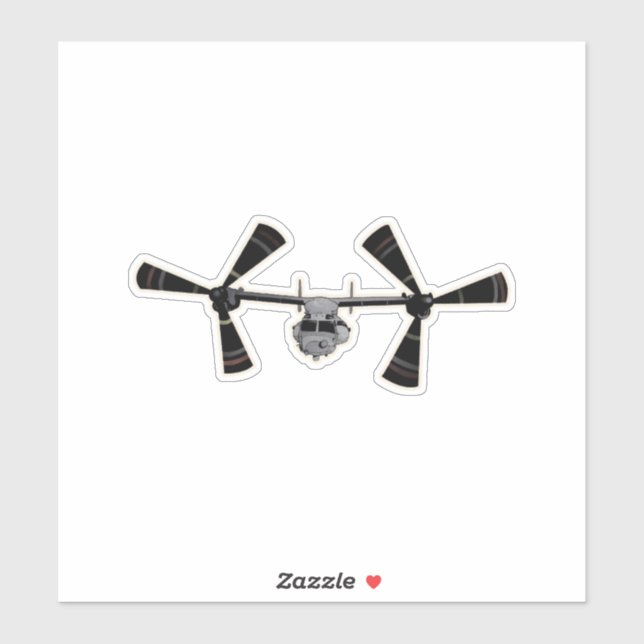 Adesivo CV-22, Osprey, Aeronaves De Inclinação (Folha)