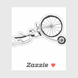 Adesivo Cycling Frog