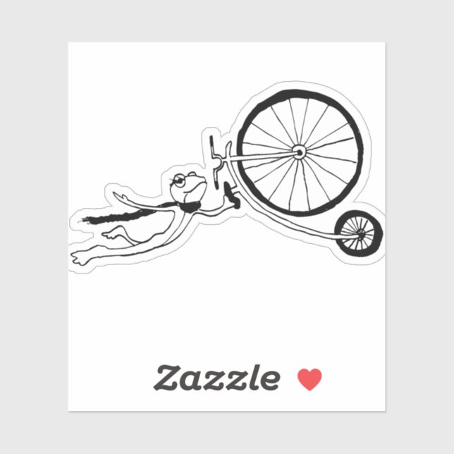 Adesivo Cycling Frog (Folha)