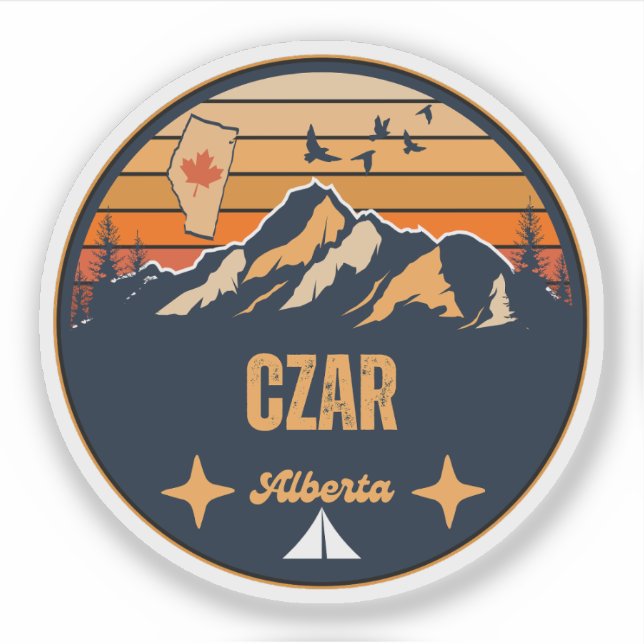 Adesivo Czar, Alberta (Frente)